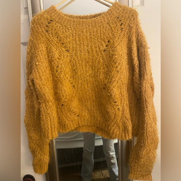 Cozy Mustard Sweater - Picture 1 of 3